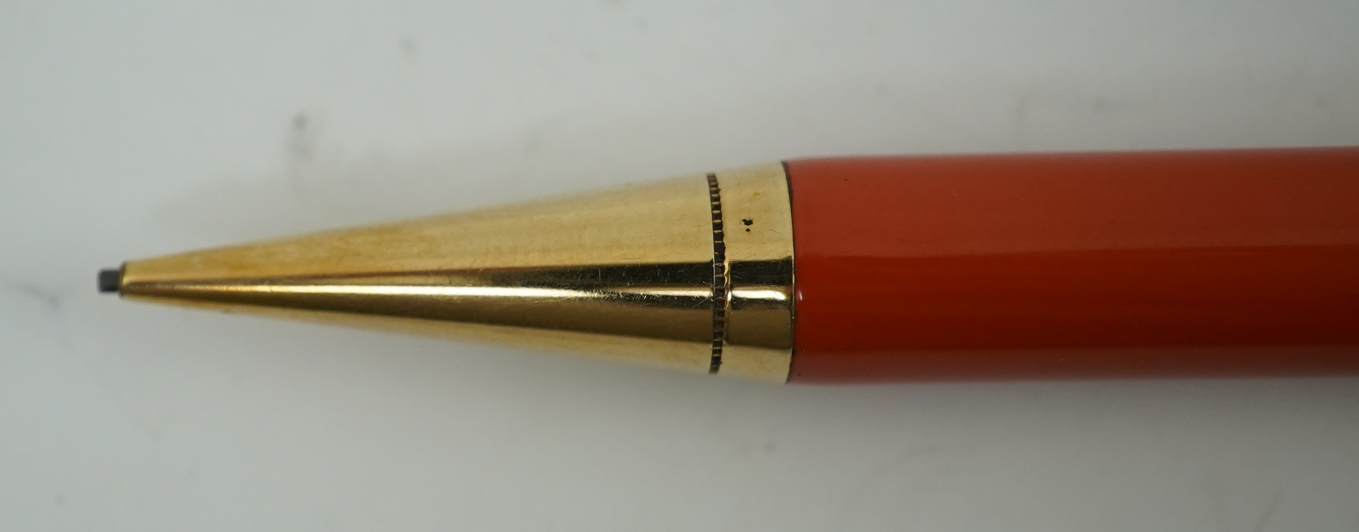 A Parker Lucky Curve Duofold 'Big Bro' pencil